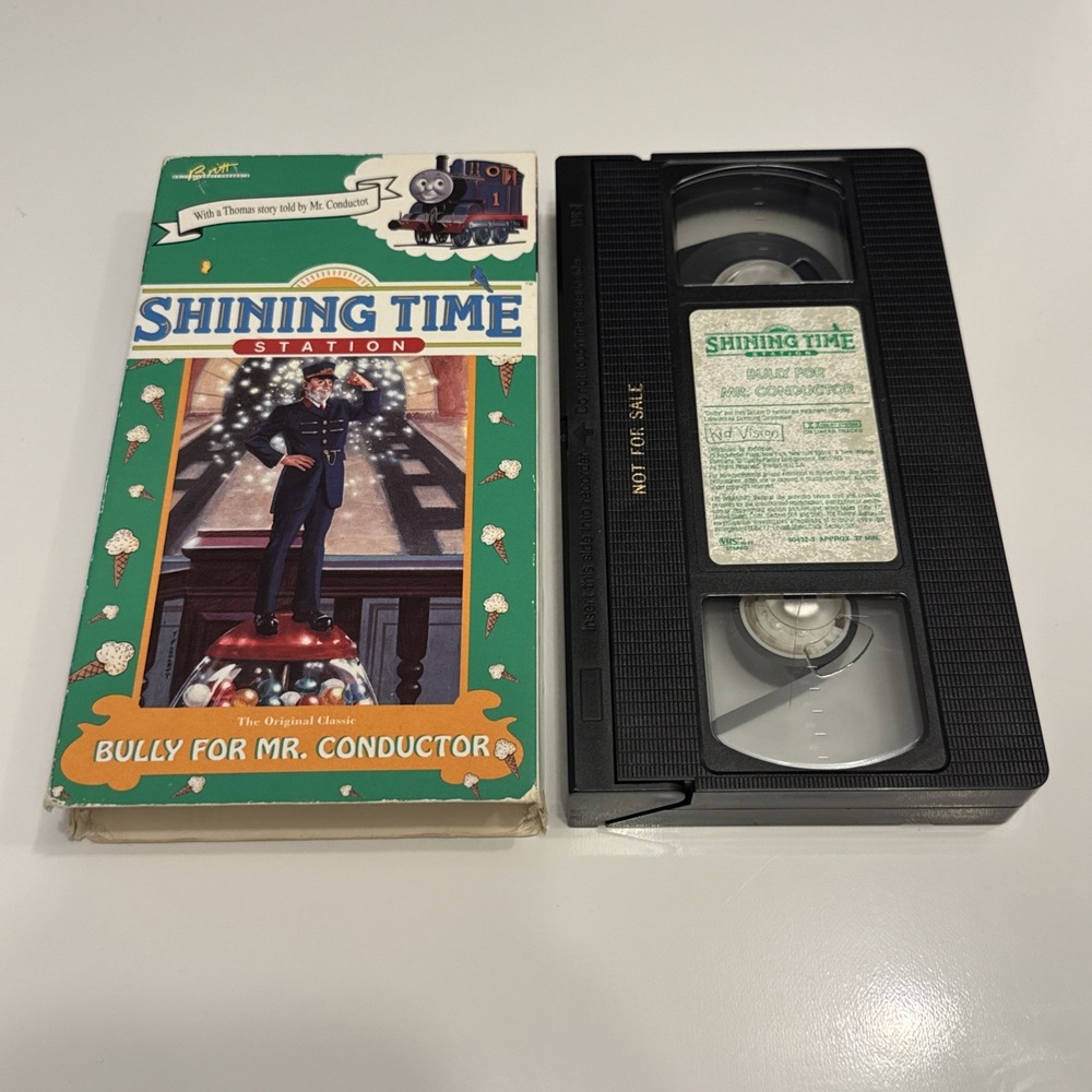 Shining Time Station Vol 3 Bully For Mr Conductor VHS Tape 1993 Thomas & Friends